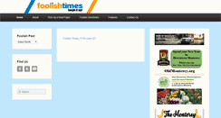 Desktop Screenshot of foolishtimes.net