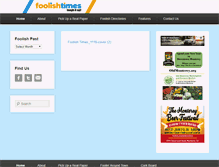 Tablet Screenshot of foolishtimes.net